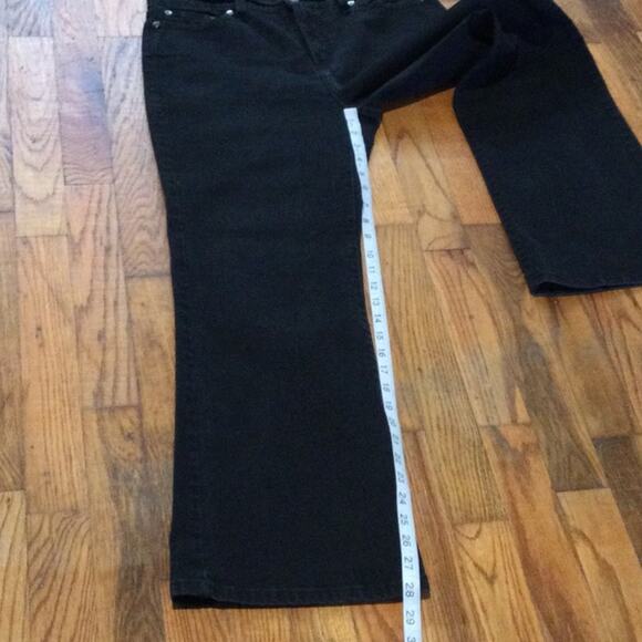 Levi's Black Perfectly Slimming Bootcut 512 Jeans Size 12 - Picture 14 of 16